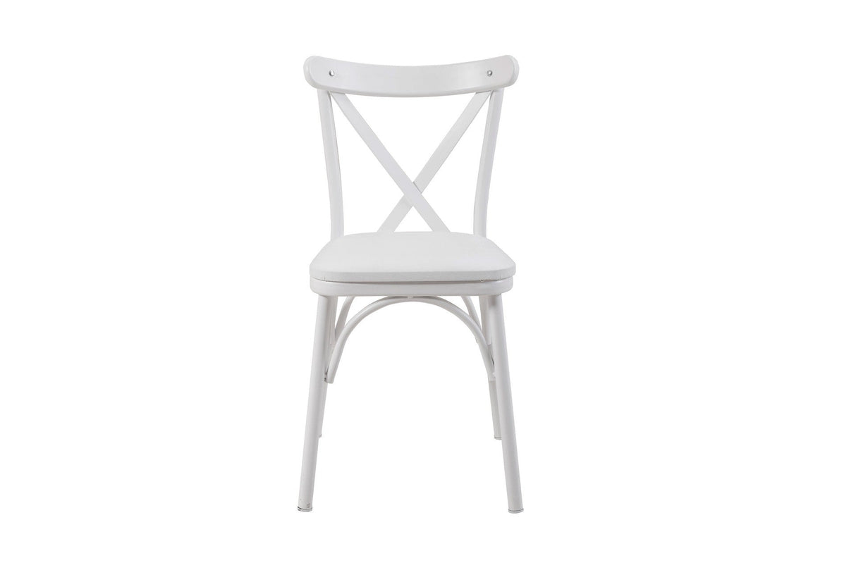 Masă extensibilă cu scaune Oliver, Diverse culori, Diverse configurații, 100x100x75 cm - Alb - 3 bucăți | SKU: 869VEL8726 | Masă extensibilă cu scaune Oliver, 100x100x75 cm, varianta Alb - 3 bucăți, produs pentru amenajarea locuinței, disponibil online în România la CasaMob