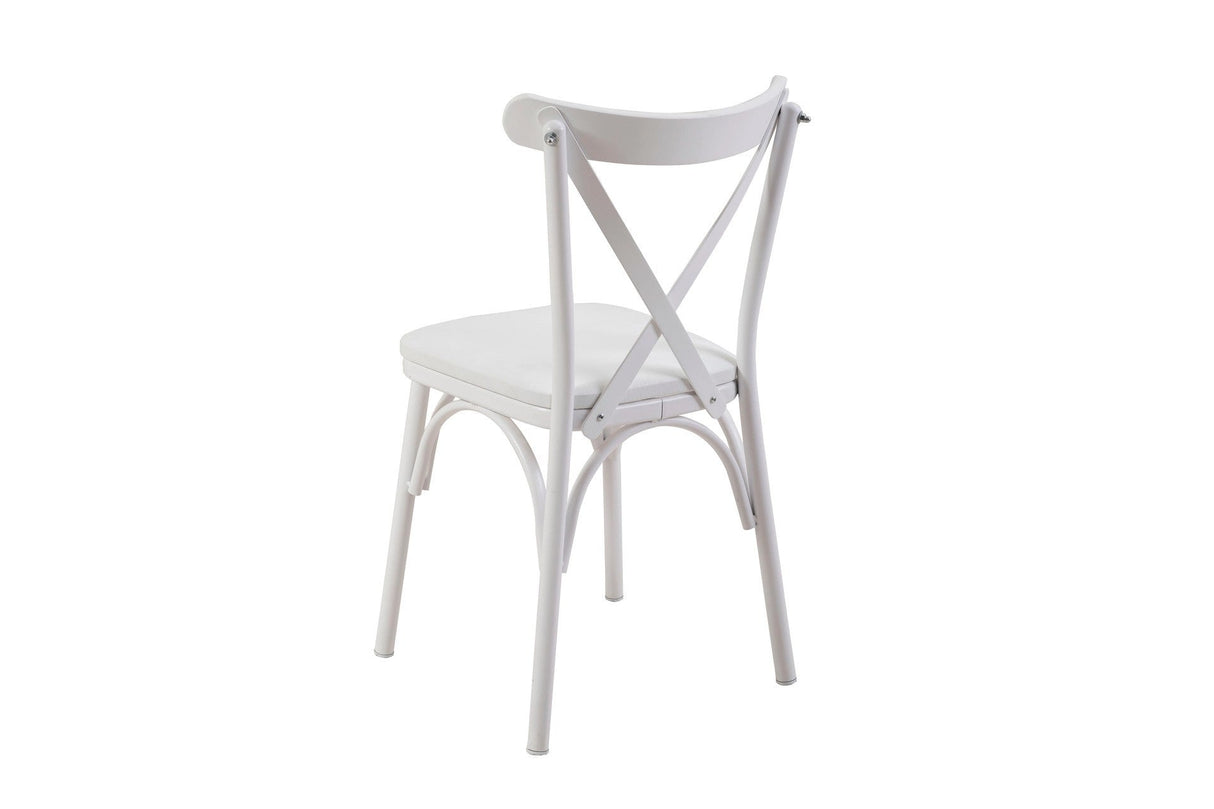 Masă extensibilă cu scaune Oliver, Diverse culori, Diverse configurații, 100x100x75 cm - Alb - 3 bucăți | SKU: 869VEL8726 | Masă extensibilă cu scaune Oliver, 100x100x75 cm, varianta Alb - 3 bucăți, produs pentru amenajarea locuinței, disponibil online în România la CasaMob