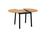 Masă extensibilă cu scaune Oliver, Diverse culori, Diverse configurații, 100x100x75 cm - Stejar - Negru - 3 bucăți | SKU: 869VEL8728 | Masă extensibilă cu scaune Oliver, 100x100x75 cm, varianta Stejar - Negru - 3 bucăți, produs pentru amenajarea locuinței, disponibil online în România la CasaMob