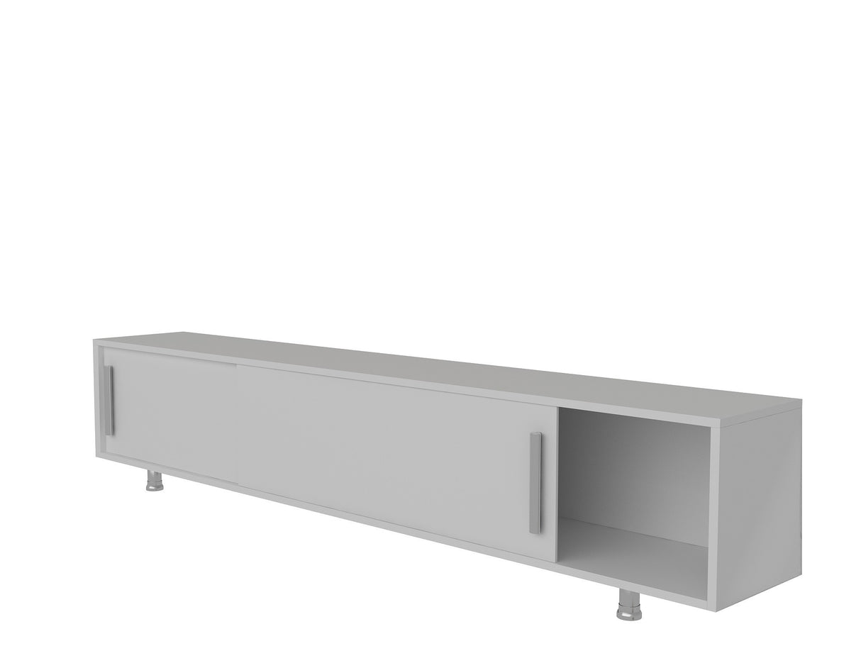 Comodă TV Nehi, Alb, 180x30x40 cm