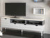 Comodă TV Adel, Alb - Antracit, 180x35x53.6 cm, SKU 875ZNA3026, imagine 3
