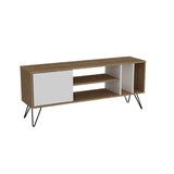 Comodă TV Mistico (140), Nuc - Negru - Alb, 140x36x59 cm