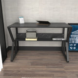 Birou Wake, Marble - Negru, 120x60x73 cm