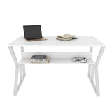 Birou Wake, Alb, 120x60x73 cm