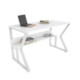 Birou Wake, Alb, 120x60x73 cm