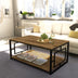 Masuta de cafea Kelvin - Black, Nuc, 120x50x60 cm, SKU 875ZNA2811
