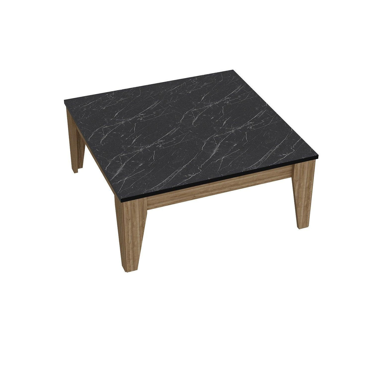 Masuta de cafea Ace, Nuc, 85x85x35 cm