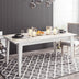 Alb | SKU: 875ZNA2906 | Masă dining Polka, 180x90x77 cm, varianta Alb, produs pentru amenajarea locuinței, disponibil online în România la CasaMob