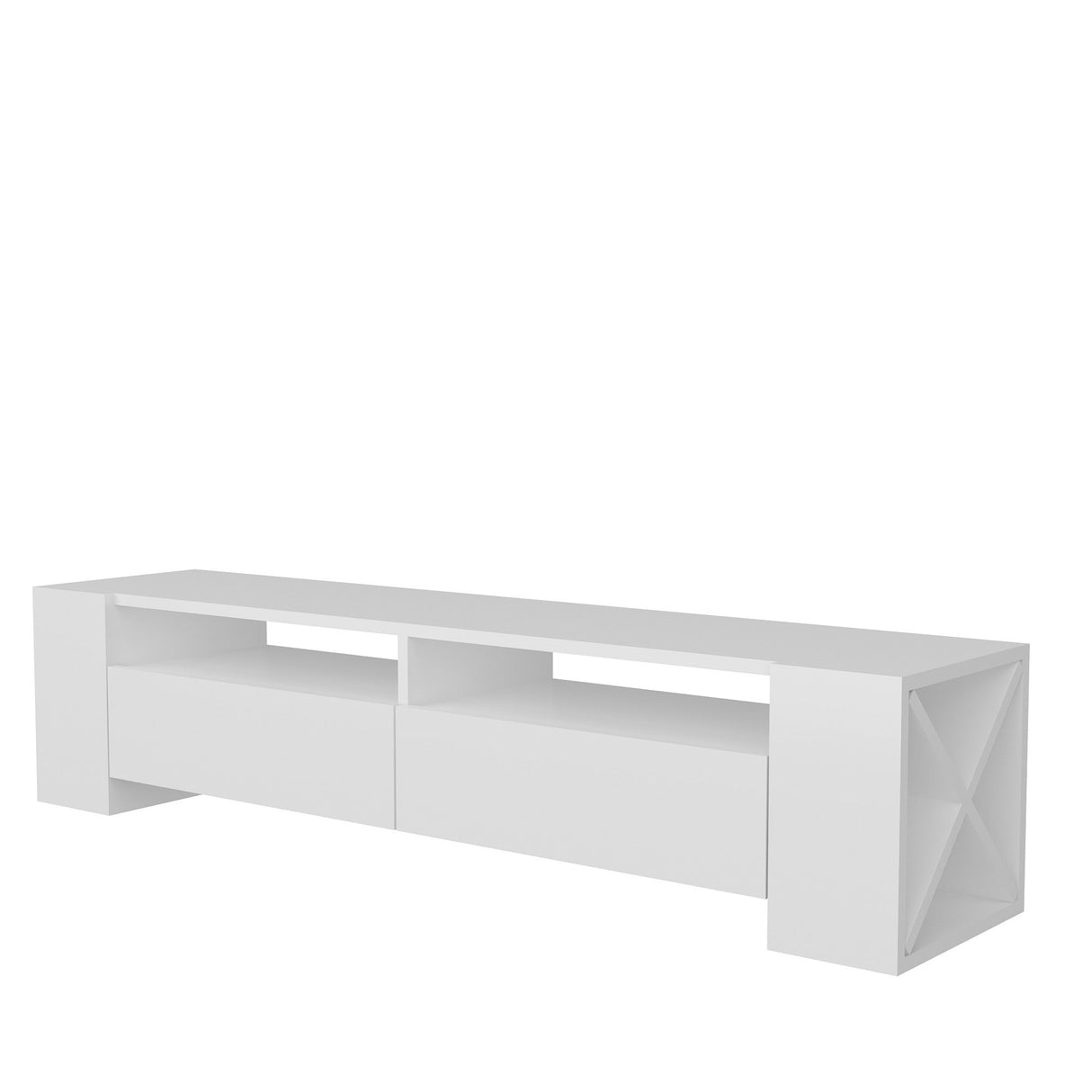 Comodă TV Sosruko, Diverse culori, 155x35x35 cm - Alb | SKU: 875ZNA3035 | Comodă TV Sosruko, 155x35x35 cm, varianta Alb, produs pentru amenajarea locuinței, disponibil online în România la CasaMob