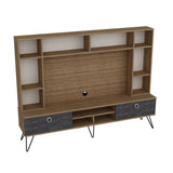 Comodă TV Lorenz, Nuc - Negru, Diverse dimensiuni - 180x35x136 cm | SKU: 875ZNA3054 | Comodă TV Lorenz, Nuc - Negru, varianta 180x35x136 cm, produs pentru amenajarea locuinței, disponibil online în România la CasaMob