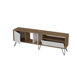 Comodă TV Mistico (180), Diverse culori, 180x36x59 cm - Nuc - Negru - Alb | SKU: 875ZNA3057 | Comodă TV Mistico (180), 180x36x59 cm, varianta Nuc - Negru - Alb, produs pentru amenajarea locuinței, disponibil online în România la CasaMob