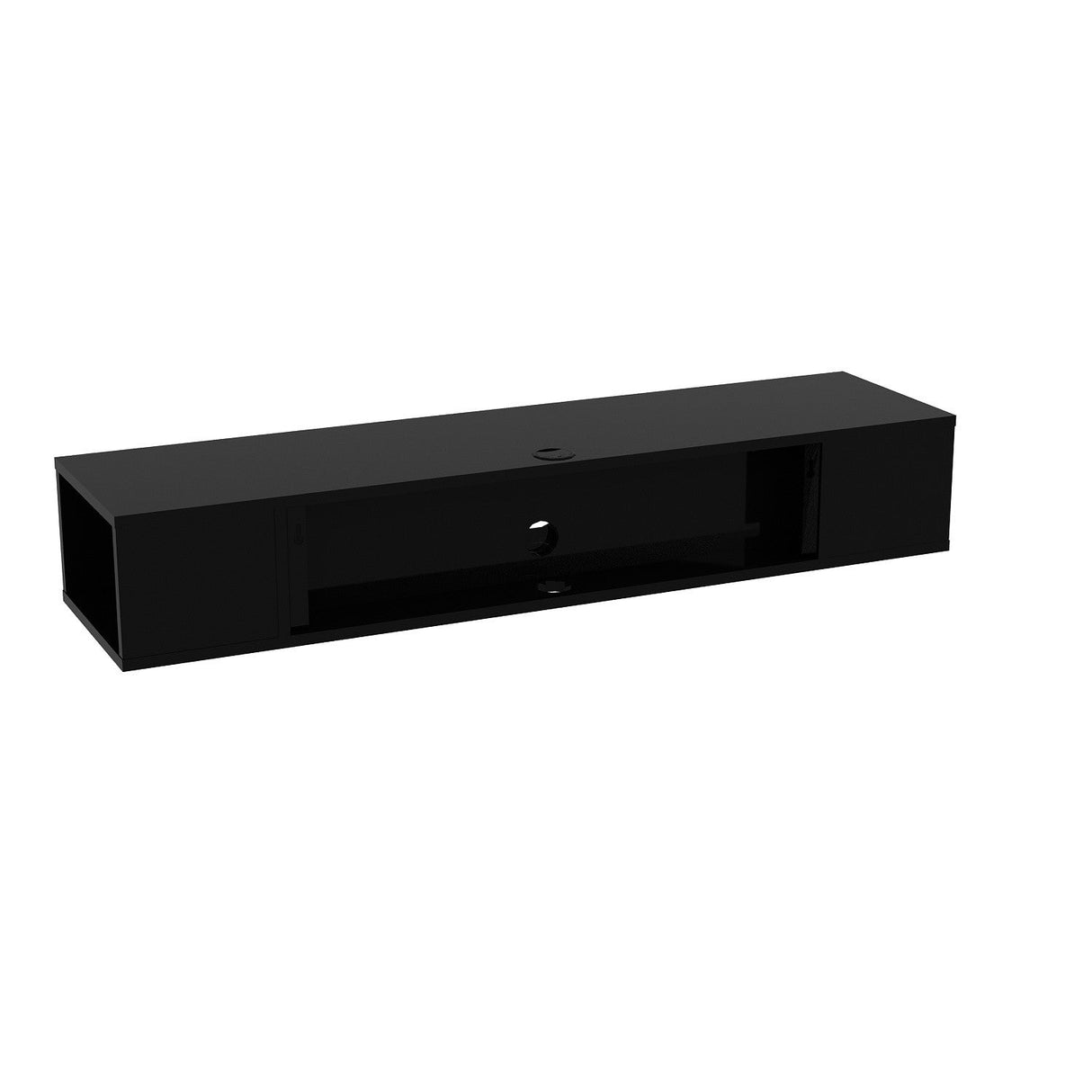 Comodă TV Peti, Diverse culori, 135x35x23 cm - Negru | SKU: 875ZNA3065 | Comodă TV Peti, 135x35x23 cm, varianta Negru, produs pentru amenajarea locuinței, disponibil online în România la CasaMob