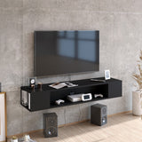 Comodă TV Peti, Diverse culori, 135x35x23 cm - Negru | SKU: 875ZNA3065 | Comodă TV Peti, 135x35x23 cm, varianta Negru, produs pentru amenajarea locuinței, disponibil online în România la CasaMob