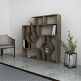 Bibliotecă Tamara, Diverse culori, 134x22x134 cm - Nuc | SKU: 875ZNA3637 | Bibliotecă Tamara, 134x22x134 cm, varianta Nuc, produs pentru amenajarea locuinței, disponibil online în România la CasaMob