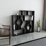 Bibliotecă Tamara, Diverse culori, 134x22x134 cm - Negru | SKU: 875ZNA3640 | Bibliotecă Tamara, 134x22x134 cm, varianta Negru, produs pentru amenajarea locuinței, disponibil online în România la CasaMob