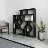 Bibliotecă Tamara, Diverse culori, 134x22x134 cm - Negru | SKU: 875ZNA3640 | Bibliotecă Tamara, 134x22x134 cm, varianta Negru, produs pentru amenajarea locuinței, disponibil online în România la CasaMob