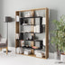 Biblioteca Esteban, Negru, 120x156x22 cm, SKU 875ZNA3650