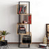 Nuc - Negru | SKU: 875ZNA3657 | Bibliotecă Prada, 52x38x160 cm, varianta Nuc - Negru, produs pentru amenajarea locuinței, disponibil online în România la CasaMob