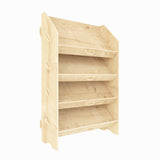 Biblioteca Copii Saro cu 4 Rafturi, Stejar, 61 X 100 X 28 Cm