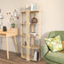 Biblioteca Ayzi cu 5 Rafturi, Stejar, 58 X 137 X 27 Cm, SKU 875ZNA4508