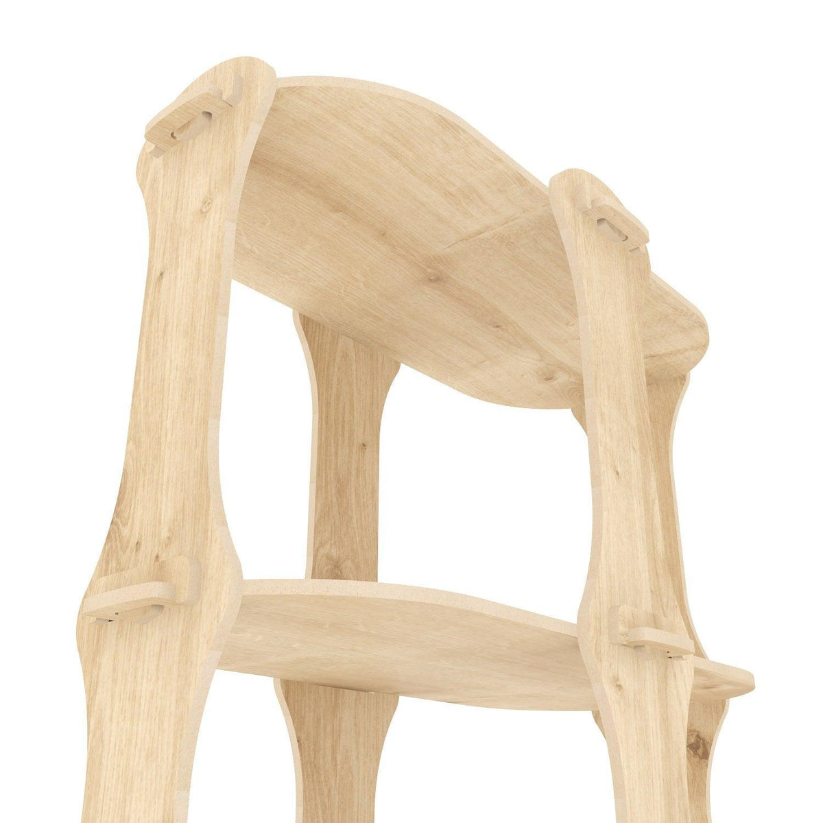 Biblioteca Ayzi cu 5 Rafturi, Stejar, 58 X 137 X 27 Cm, SKU 875ZNA4508