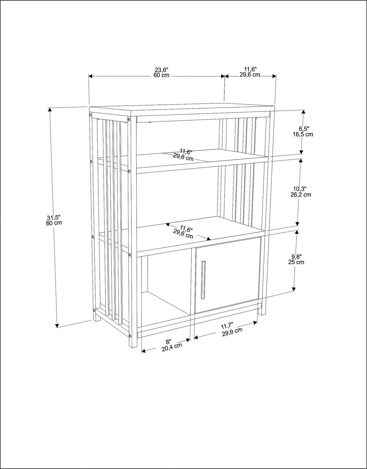 Bibliotecă Letos, Diverse culori, 60x30x80 cm - Verde - Auriu | SKU: 875ZNA4529 | Bibliotecă Letos, 60x30x80 cm, varianta Verde - Auriu, produs pentru amenajarea locuinței, disponibil online în România la CasaMob