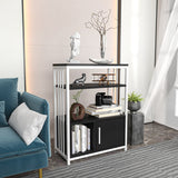 Bibliotecă Letos, Diverse culori, 60x30x80 cm - Antracit - Alb | SKU: 875ZNA4530 | Bibliotecă Letos, 60x30x80 cm, varianta Antracit - Alb, produs pentru amenajarea locuinței, disponibil online în România la CasaMob