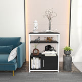 Bibliotecă Letos, Diverse culori, 60x30x80 cm - Antracit - Alb | SKU: 875ZNA4530 | Bibliotecă Letos, 60x30x80 cm, varianta Antracit - Alb, produs pentru amenajarea locuinței, disponibil online în România la CasaMob