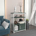 Verde - Alb | SKU: 875ZNA4534 | Bibliotecă Letos, 60x30x80 cm, varianta Verde - Alb, produs pentru amenajarea locuinței, disponibil online în România la CasaMob