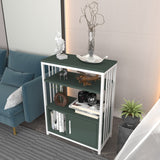 Bibliotecă Letos, Diverse culori, 60x30x80 cm - Verde - Alb | SKU: 875ZNA4534 | Bibliotecă Letos, 60x30x80 cm, varianta Verde - Alb, produs pentru amenajarea locuinței, disponibil online în România la CasaMob