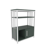 Bibliotecă Letos, Diverse culori, 60x30x80 cm - Verde - Alb | SKU: 875ZNA4534 | Bibliotecă Letos, 60x30x80 cm, varianta Verde - Alb, produs pentru amenajarea locuinței, disponibil online în România la CasaMob
