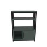 Bibliotecă Letos, Diverse culori, 60x30x80 cm - Verde - Negru | SKU: 875ZNA4535 | Bibliotecă Letos, 60x30x80 cm, varianta Verde - Negru, produs pentru amenajarea locuinței, disponibil online în România la CasaMob