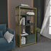 Verde - Auriu | SKU: 875ZNA4569 | Bibliotecă Valero, 60x30x120 cm, varianta Verde - Auriu, produs pentru amenajarea locuinței, disponibil online în România la CasaMob