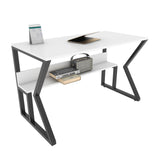 Birou Wake, Negru - Alb, 120x60x73 cm