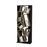 Biblioteca Razvan Design inception 6 compartimente, 63 X 154 X 24 Cm - Stejar negru, SKU 875ZNA4608