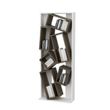 Biblioteca Razvan Design inception 6 compartimente, 63 X 154 X 24 Cm - Nuc Alb, SKU 875ZNA4608