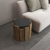 Set Masuta De Cafea Soril 3 Bucati,  45 X 41 X 45 Cm - Nuc antracit, SKU 875ZNA4627