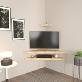 Comoda Tv  Colt Massi, Stejar, 120 X 5 X 49 Cm