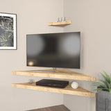 Comoda Tv  Colt Massi, Stejar, 120 X 5 X 49 Cm