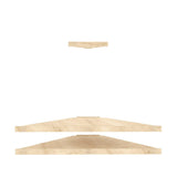 Comoda Tv  Colt Massi, Stejar, 120 X 5 X 49 Cm
