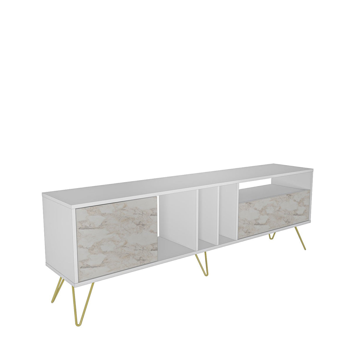 Comodă TV Mistico (180), Diverse culori, 180x36x59 cm - Ephesus - Auriu | SKU: 875ZNA5309 | Comodă TV Mistico (180), 180x36x59 cm, varianta Ephesus - Auriu, produs pentru amenajarea locuinței, disponibil online în România la CasaMob