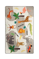 Covor de Copii Wild Safari, Multicolor (diverse dimensiuni) - 100 x 160, SKU 876CHL1071