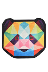 Covor de Copii Rotund Rainbow Panda, Multicolor, 140x140 cm