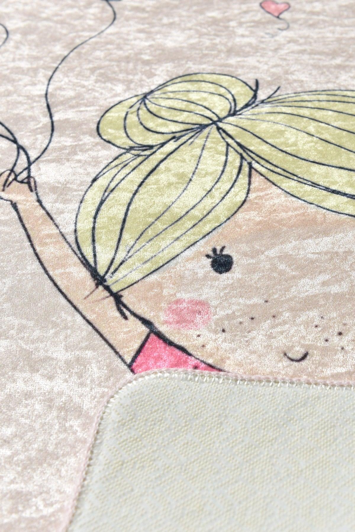 Covor de Copii Little Girl, Multicolor, 140x190 cm