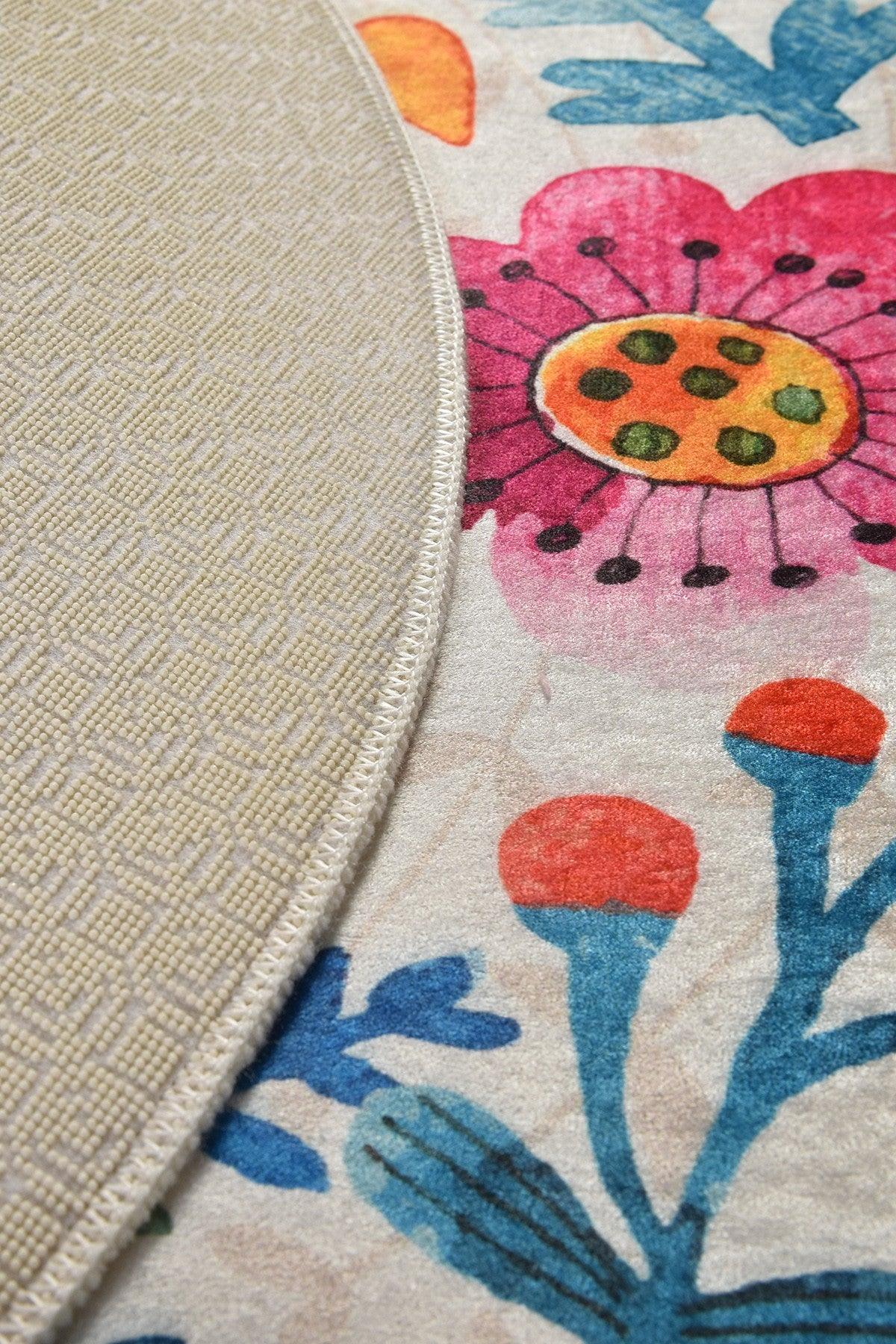 Covor de Copii Iepuras Paste, Multicolor, 140x140 cm
