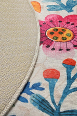 Covor de Copii Iepuras Paste, Multicolor, 140x140 cm