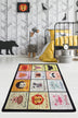Covor de Copii Wild Animals, Multicolor, 100x160 cm, SKU 876CHL1254
