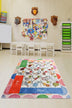 Covor de Copii Literele Colorate, Multicolor, 140x190 cm, SKU 876CHL1258