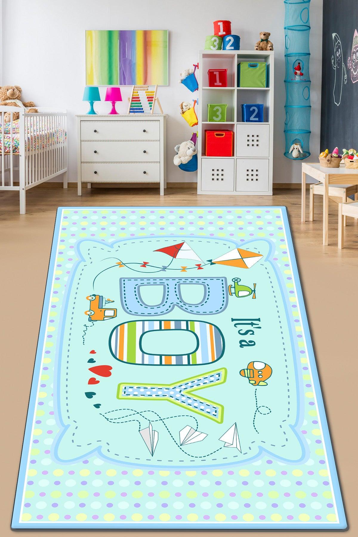 Covor de Copii It's A Boy, Multicolor (diverse dimensiuni) - 80 x 140, SKU 876CHL1578