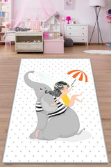 Covor de Copii Elefant Fericit, Multicolor (diverse dimensiuni) - 80 x 140, SKU 876CHL1610